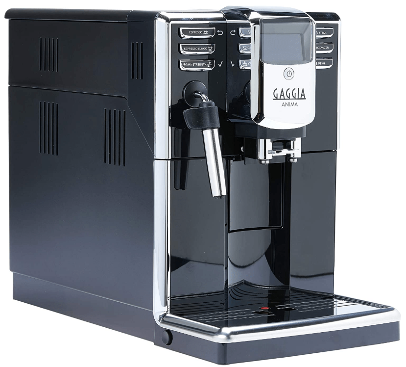 cafeteira com moedor anima da gaggia